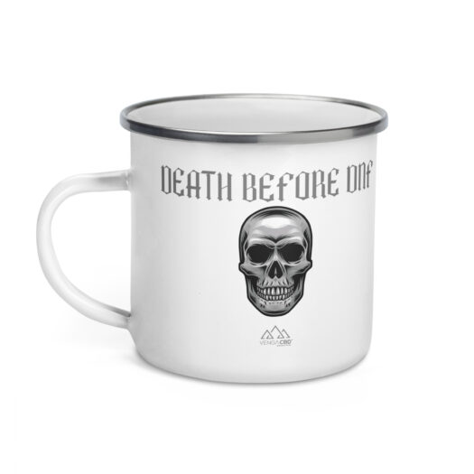 Death Before DNF Enamel Mug